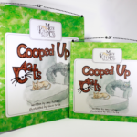 Oversized Hardcover Display Edition | Cooped Up Cats | BookLogix Standard 8.5x8.5" and oversized 12x12" hardcover editions of Cooped Up Cats