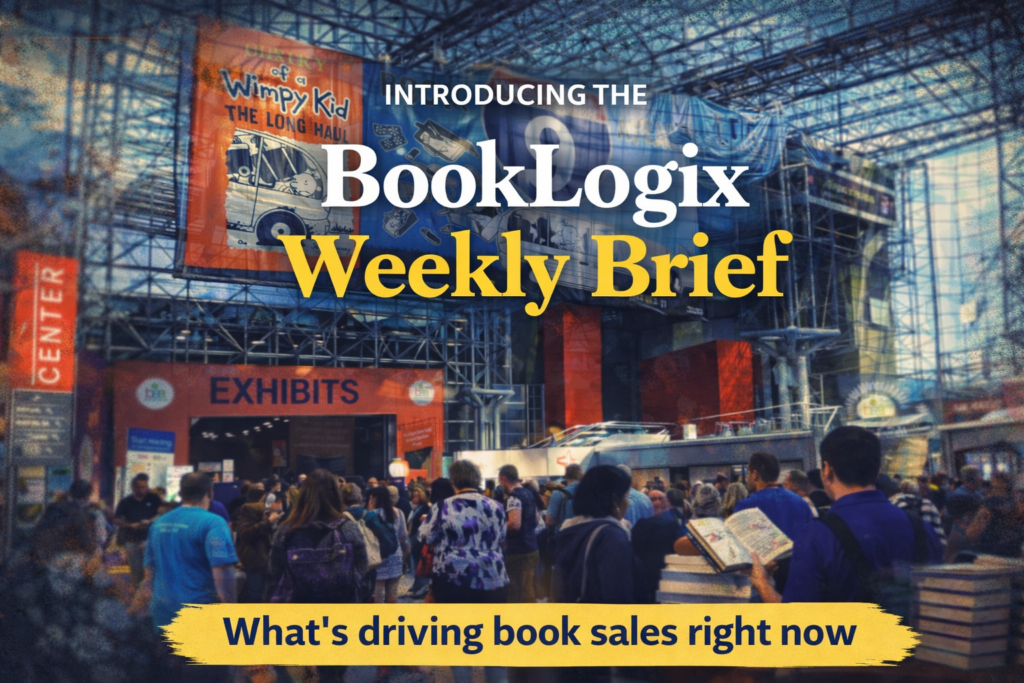 Introducing the BookLogix Weekly Brief: Author events, AI updates, and what’s driving book sales this week