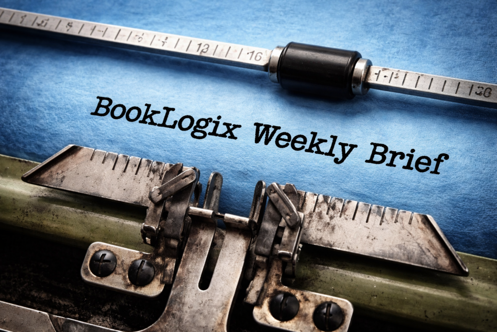 Introducing the BookLogix Weekly Brief: Author events, AI updates, and what’s driving book sales this week