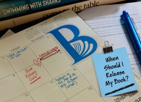 When should I release my book? Planner showing book release date planning, publishing timeline, and marketing schedule.